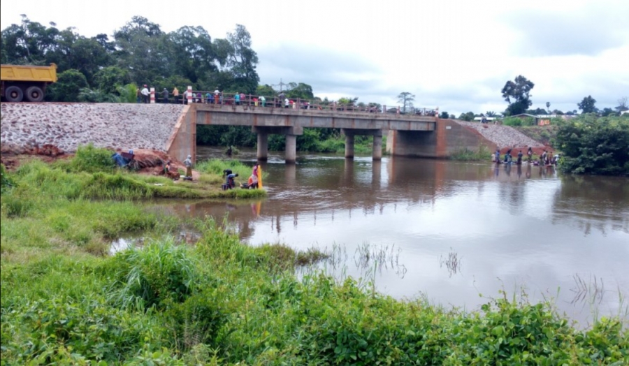 Construction d&#039;un pont de 33 mètres de long sur le N&#039;Goan - Foumbadou